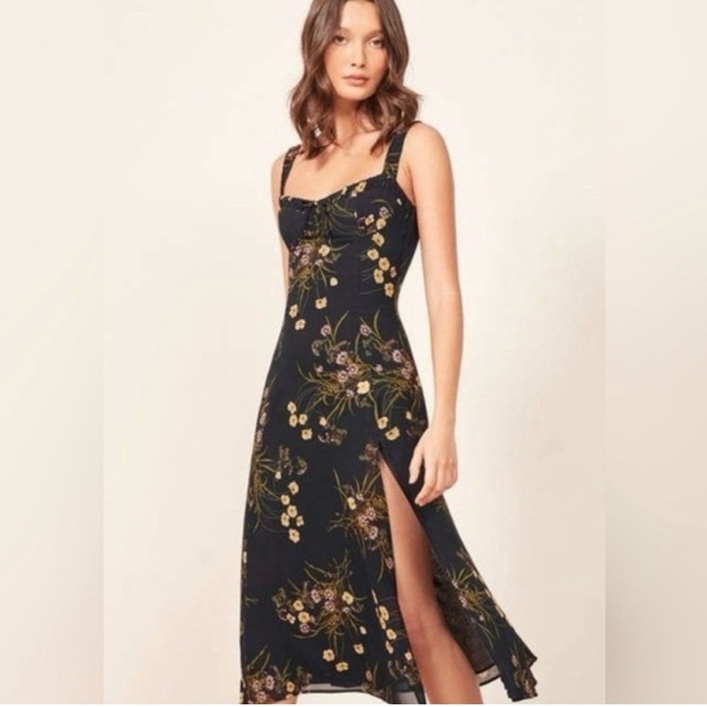 Floral Navy Dress